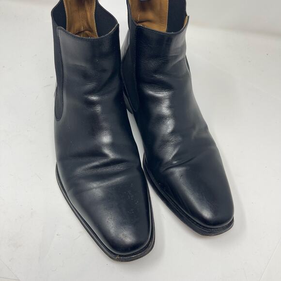 Magnanni Men's Java Black Leather Chelsea Boots sz 10.5 - Picture 10 of 10